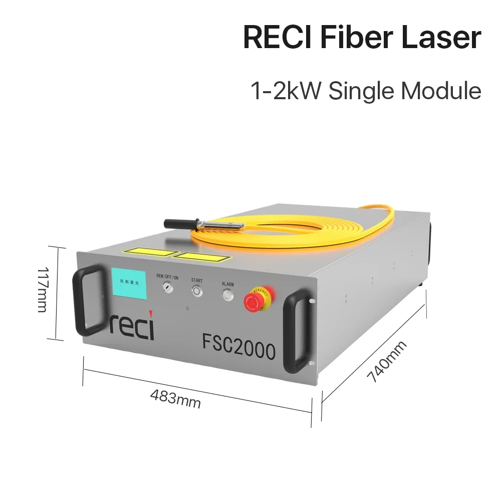 ŠTIP Fiber Laser Vir 1000-2000W Posamezen Modul FSC1000/1500/2000 za 1064nm Vlakna, Kovinski rezalni Stroj