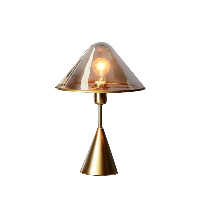 Sodobne Ustvarjalne LED namizne Svetilke Oblikovalec Amber/Clear Lampshade Nordijska Preprost Model Soba, Spalnica Študija Art Dekor Kovinski Mizi Luči