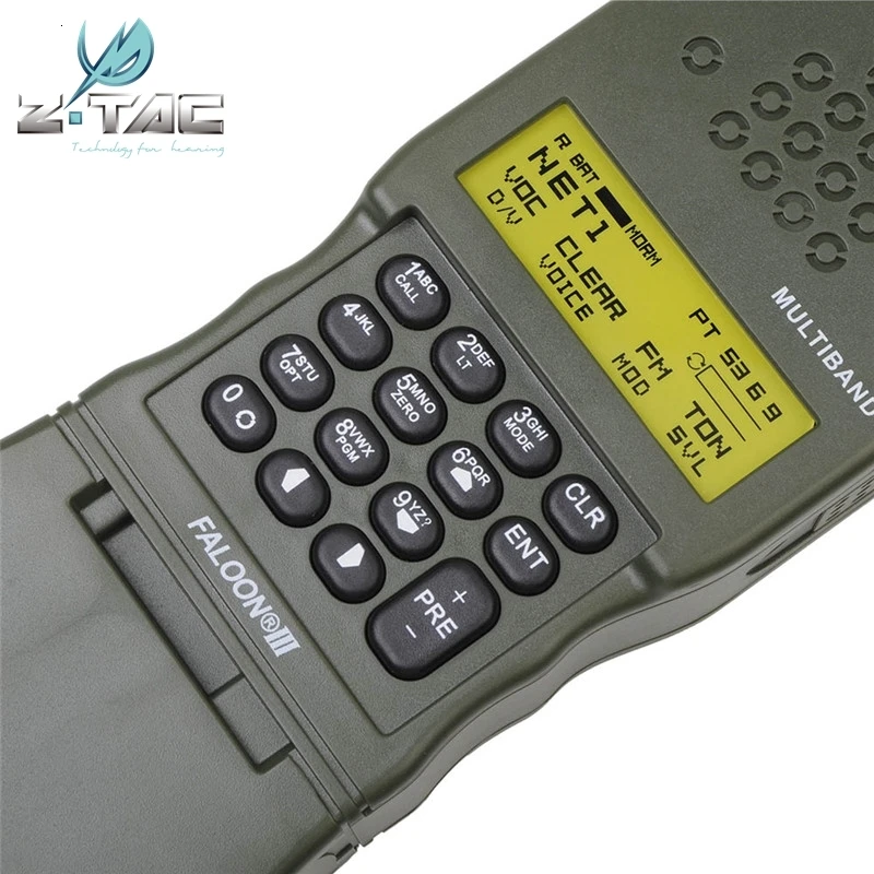 Vojaške ventilator Z-TAC lahko spremenjen AN/PRC152 walkie-talkie lupini Radio ročno model Z020