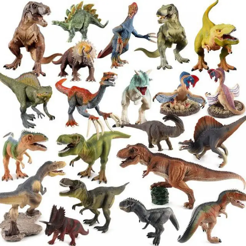 40 Stilov Jurassic Simulacije Dinozaver Model Igrača Mehko PVC Številke Ročno Poslikane Živali Model Zbiranja Igrač, Daril