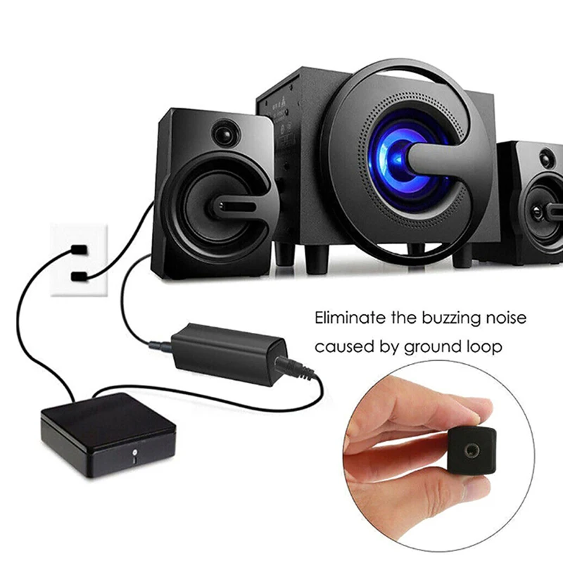 3.5 mm Aux Avdio Noise Filter Ground Loop Hrupa Izolator Za Avtomobilski Stereo Sistem, Audio Sistem Domačega glasbenega Noise Filter