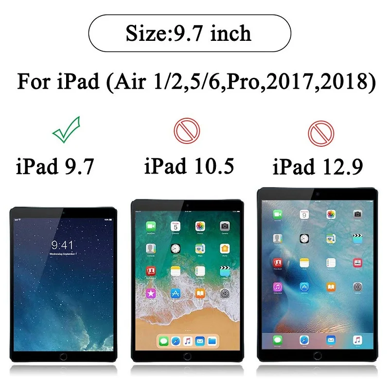 Kaljeno Steklo Za Apple iPad z 9.7 palčni 2018 2017 Pro 10.5 11 Stekla Za iPad Air2 Mini 1/2/3/4/5 Screen Protector Zaščitno folijo