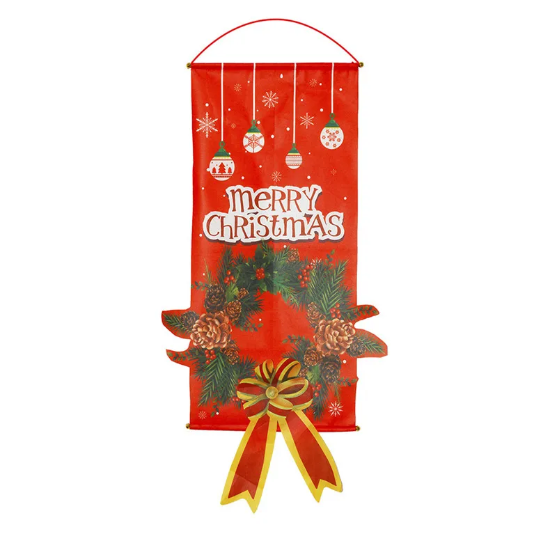 Božič Visi Krpo, Božični Okraski, Za Nakupovalni Center Okno Pravokotnik Transparenti Dolgimi Nogami Santa Ornament Obesek