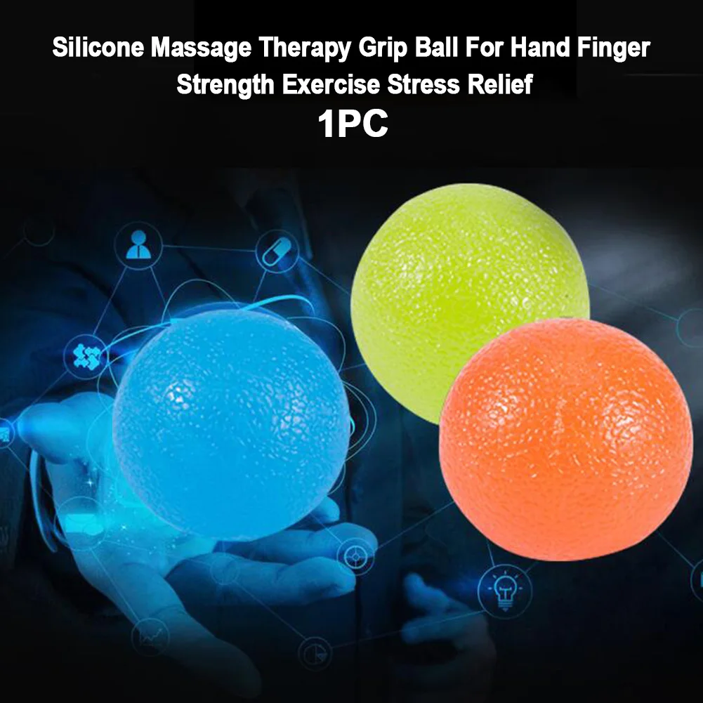Novo Prišli Silikonski Masažo Oprijem Žogo Za Roko Prst Moč Uveljavljati Oprostitev Stres