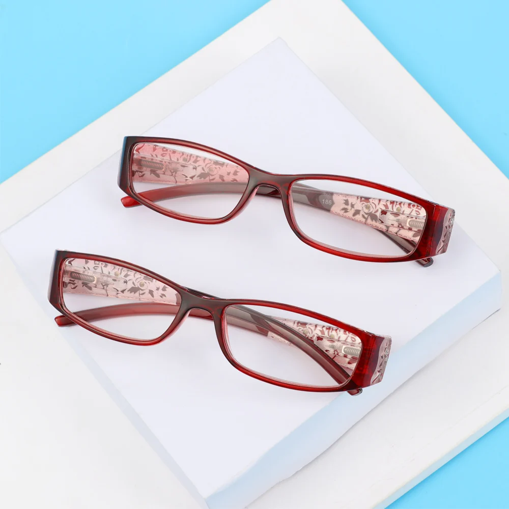 Moda Obravnavi Očala Moški Ženske Spomladanski Tečaj Cvet Tiskanja Smolo Obravnavi Očala Očala Očala Unisex Presbyopic +1.0~+4.0