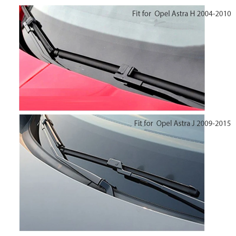Atreus 2pcs Visoke Kakovosti z Dolgo Življenjsko dobo Gume Spredaj Metlice Brisalcev Za Opel Astra J H 2004-2009 2009-Dodatki