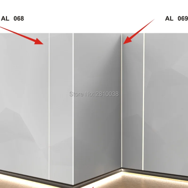 10 X2 M Nastavi/Veliko eloksiran ravno led aluminij profil in 52 mm Široko T tip led alu kanal za zunanji steni svetilke
