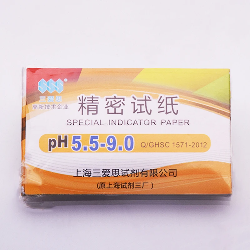 80 trakovi posebni indikator papir, pH 5.5-9.0,PH test papirja