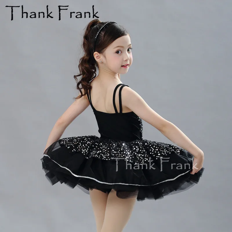 Črna Bleščica Balet Tutu Obleke Dekleta Gimnastika Leotard Balerina Obleko Otroci Kopalke Za Ples Odraslih Lirično Plesne Kostume
