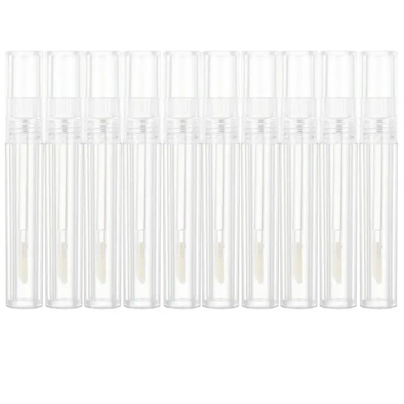 10pcs 5ml Prenosni Mini Pregleden Balzam za Ustnice Cev Lip Gloss Cev Lip Gloss Posodo Lip Gloss Tehtnica