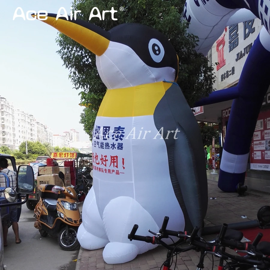 Sedel Napihljivi pingvin za oglaševanje,pingvin model za prodajo Ace Air Art