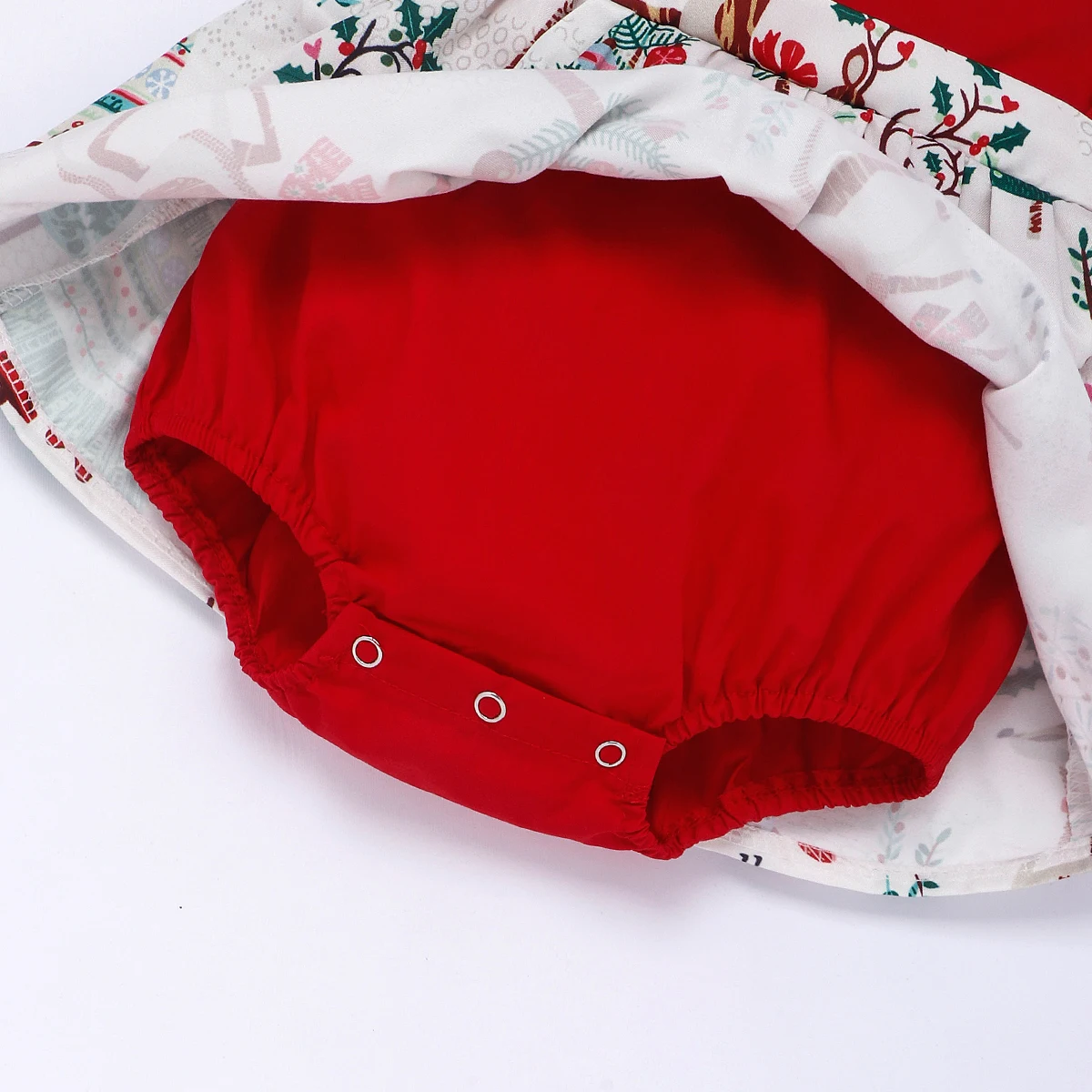 2020 blagovne Znamke Novorojenega Dojenčka Baby Dekleta Božič Obleko Lepe Rdeče Čipke Romper Obleko brez Rokavov Božič Jelena Romper Jumpsuit 0-24M