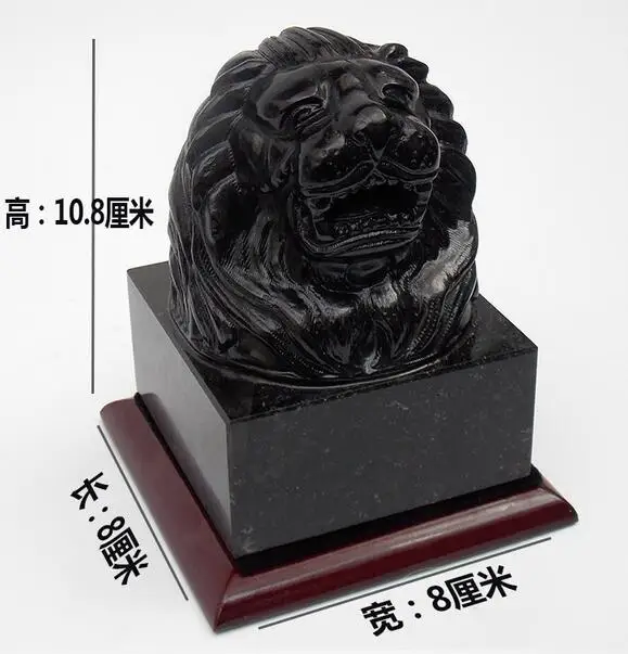 Naravni Lev Pečat Jade Sui Choi Black Lion Dekoracijo Jade Dragonfly Brezplačno Črke
