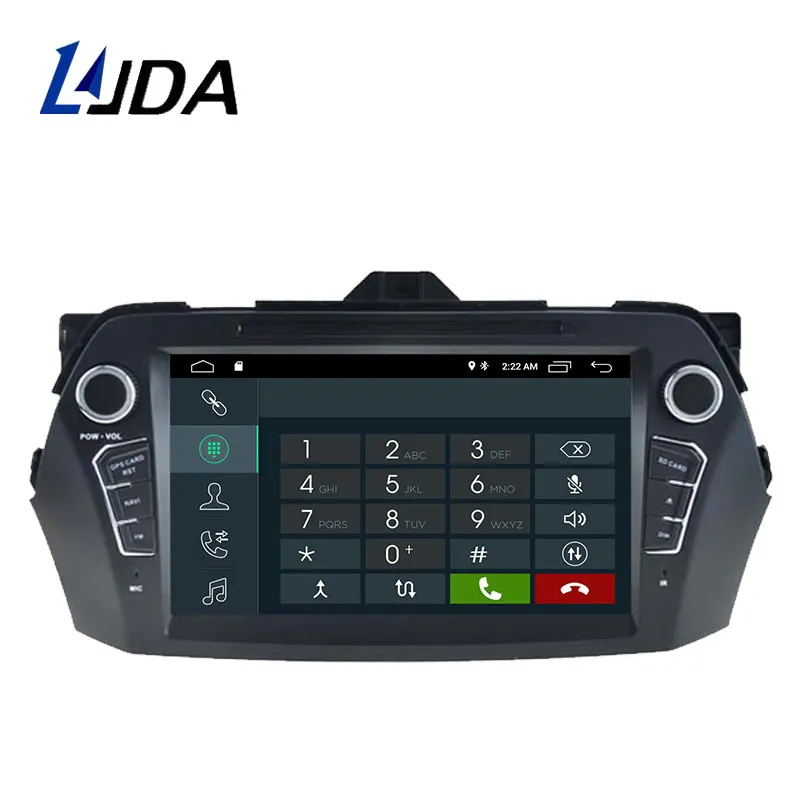 LJDA 2 Din Android 10 avtoradia Za SUZUKI Ciaz 2016 WIFI Avto Multimedijski Predvajalnik, Stereo GPS Navigacijski DVD IPS Avto Avdio Ogledalo