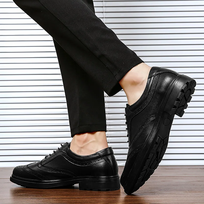 Mens Formalno Čevlji Pravega Usnja, Oxford Čevlji Moški italijanski Obleko Poročni Čevlji Čipke Usnje Brogues businees čevlji moški