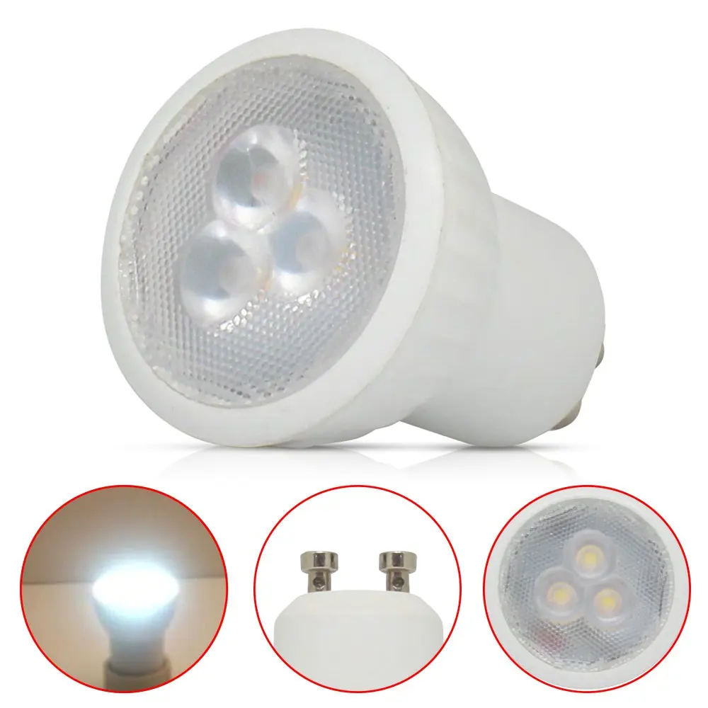 Zatemniti LED Žarometi, LED mini GU10 MR11 3W 35mm Spot Žarnica Nitko halogenske žarnice zamenjajte AC220V 110V SMD Doma luči