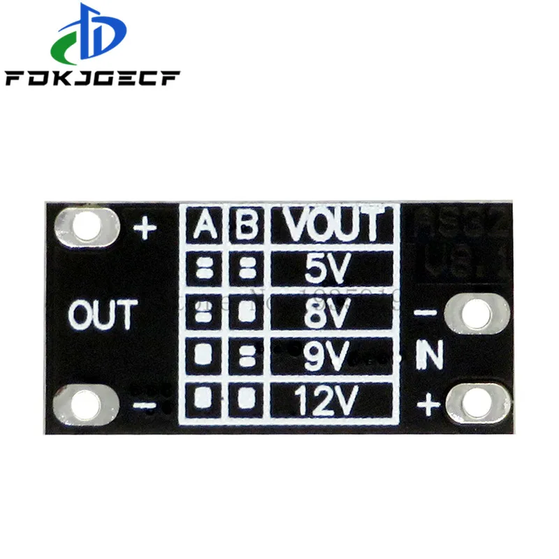 1.5 Multi-funkcijo Mini Boost Modul Korak Do Odbor 5V 8V 9V 12V LED-Indikator Diy Napetost Modula 3,7 V litijeve baterije povečanje
