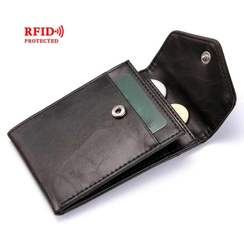 Moda RFID Denarnice, Ženske, Moške Mini Ultrathin Usnjene Denarnice Slim Denarnice Kovancev Torbici Kreditne ID & Imetniki Kartice Sim Primerih
