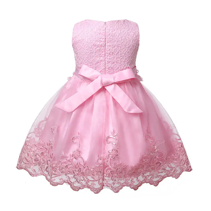 2020 Poletje Malčka Dekle Stranka Obleko Eleganten Čipke Princesa Otroci Obleke Za Dekleta Kopalke Otrok Poročno Obleko 2 4 6 8 10 Leto