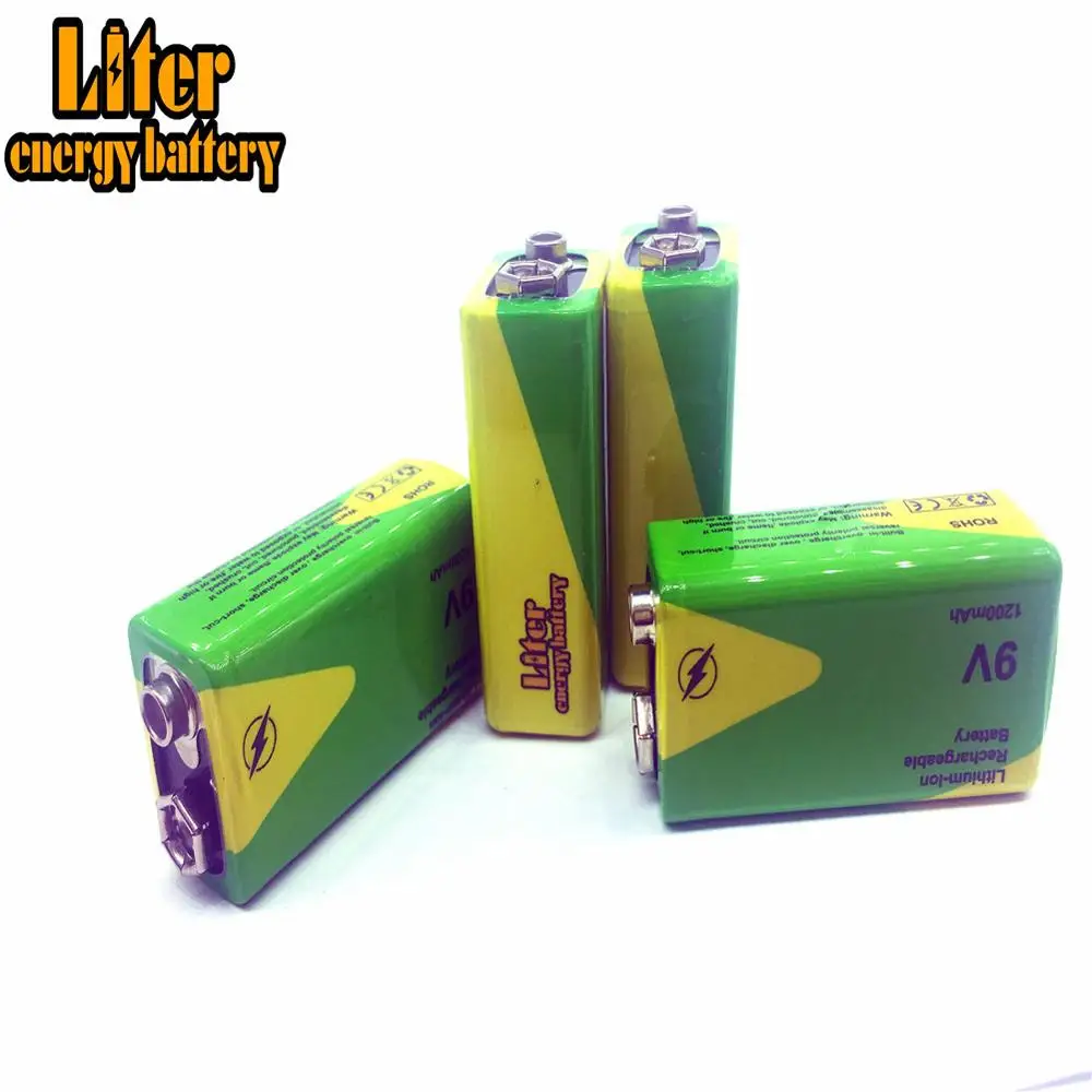 Prvotne Za Igrače Dim 9V 1200mAh polnilna baterija Nizka cena in visoka kakovost za instrumente, ki se baterije za polnjenje Ni-MH baterija