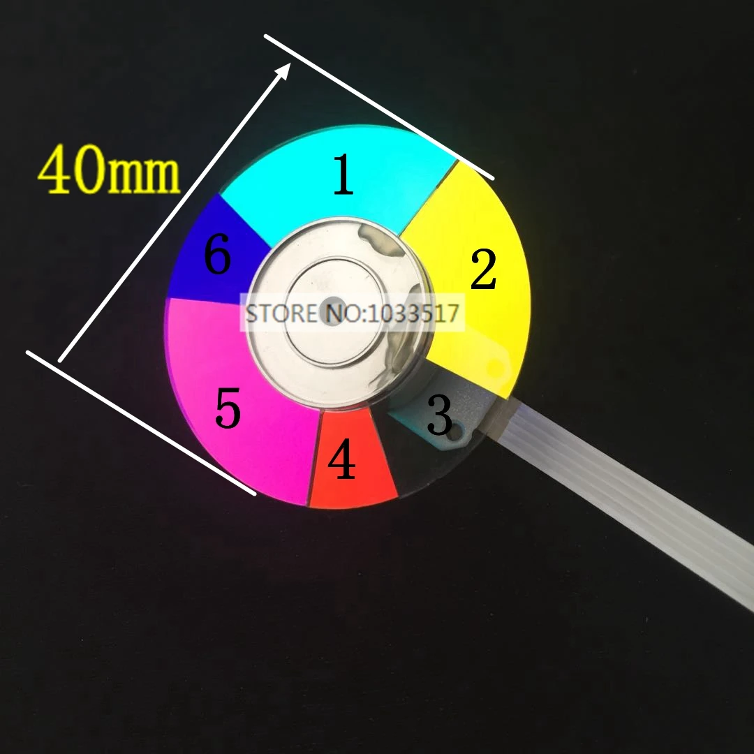 Projektor Barvo Kolesa za optoma C756ST/EW610ST/765/DT3407/D642 Projektor premerom 40 mm 6colors