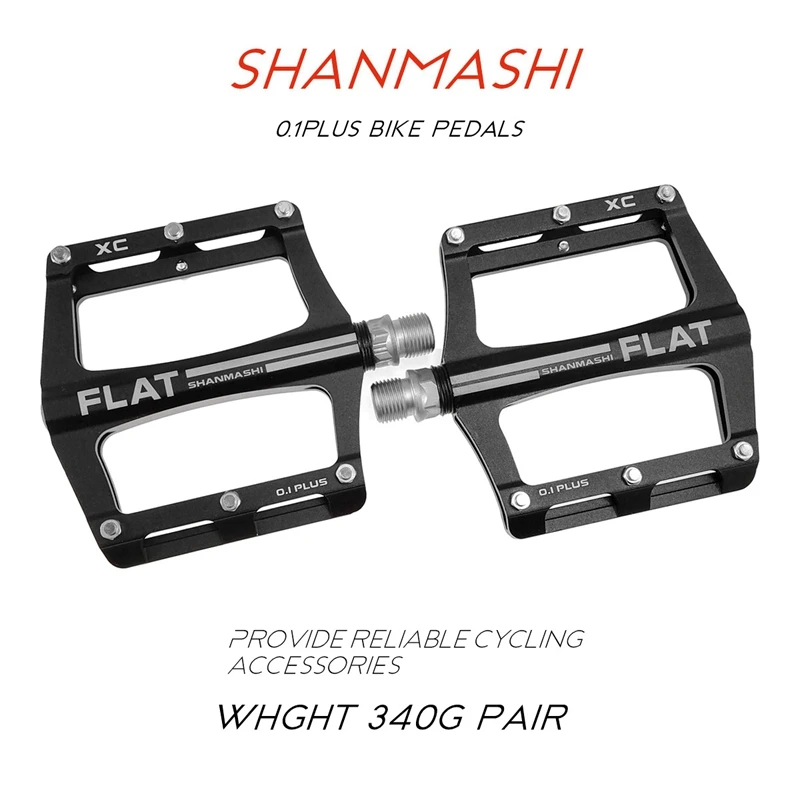 SHANMASHI za 0,1 Plus Mountain Bike Pedala Platformo Zlitine Cestni Kolo Pedala Ultralahkih MTB Kolesa s Pedali Kolesarske Opreme