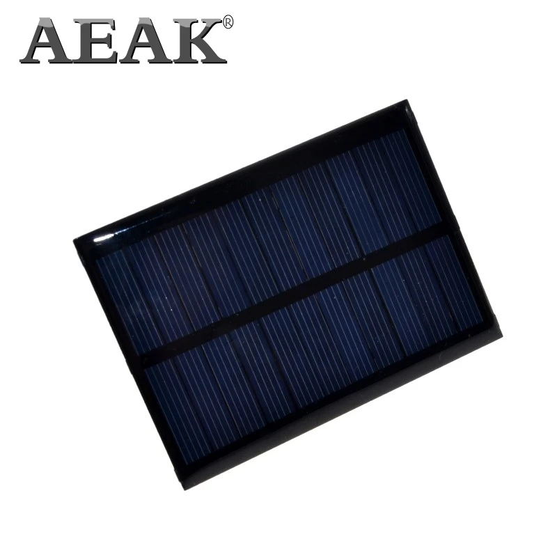 AEAK solarnimi 0,5 W 5V Prenosni Modul DIY Majhne Sončne celice za Mobilnega Telefona Polnilnik Doma Svetlobe, Igrače itd Sončne Celice