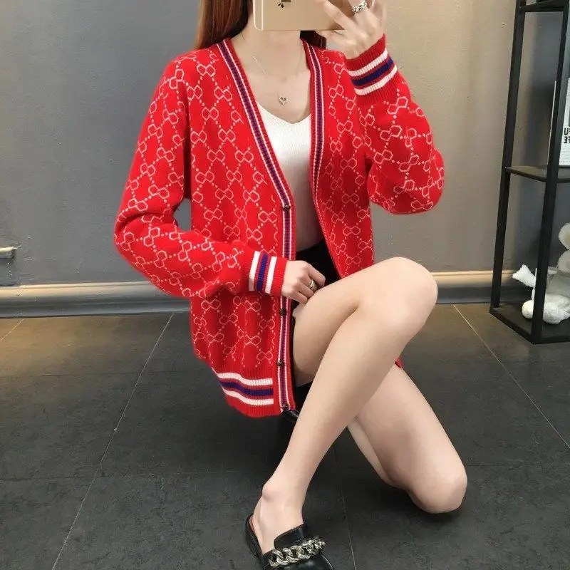 Velika velikost pulover jopico žensk jeseni obleko 2020 novo zgodaj jeseni pulover plašč svoboden korejskem slogu vsestranski študent