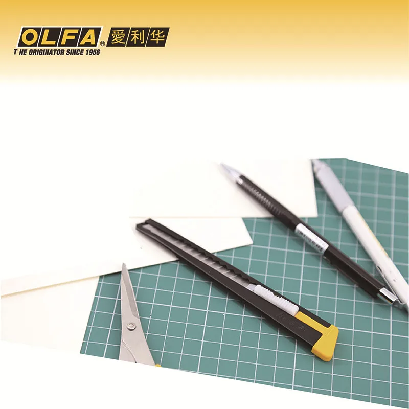 OLFA Ai Lihua Japonska, uvoženih umetnosti nož umetnosti ročno umetnost nož kovinski ročaj 180 black (180BLACK)