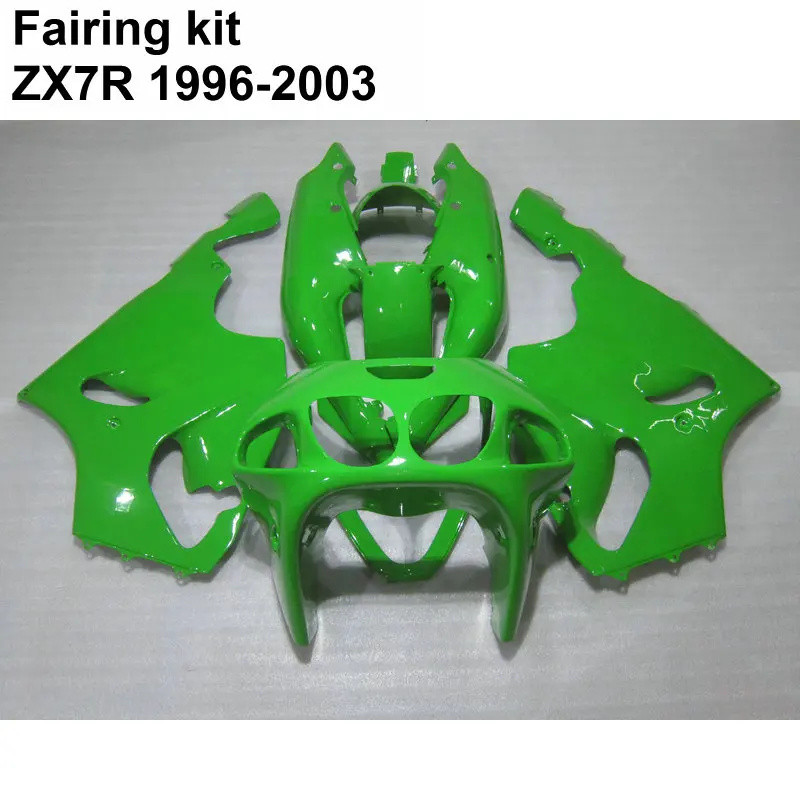 New vroče moto del oklep komplet za Kawasaki Ninja ZX7R 96 97-03 zelena fairings nastavite ZX7R 1996 1997 1998-2003 OT26