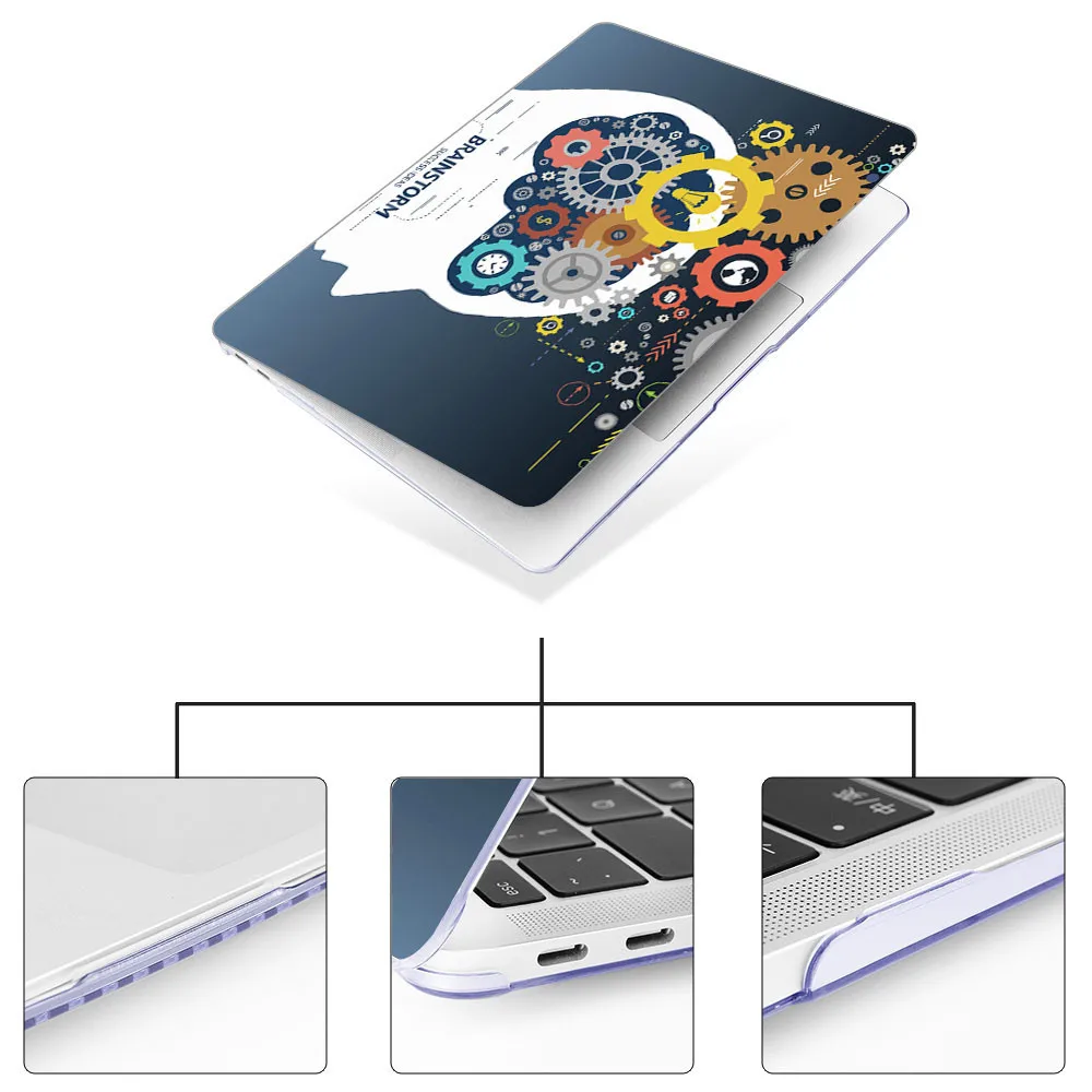 Ohišje Za MacBook Air 13 11 12 Retina 13.3 Novo Pro 15.4 16-inch naslovnica Barva lupine XC0010