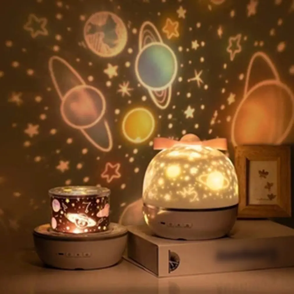 360 Rotacijski Zvezdnato Nebo Projektor Sanje Otrok Zvezdnato Nebo Instrument Projektor Lučka Glasbe Svetloba Night Music Box