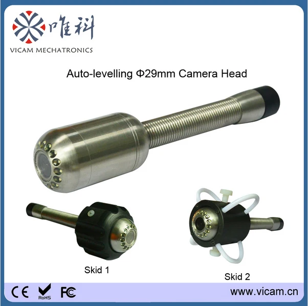 20m kabla, 8 palčni zaslon tipkovnica 29mm samonivelirni glavo kamere kanalizacijske cevi dimnika-pregledovalna kamera V8-1288DK
