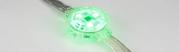 LED modul vizir-spi-5060-3-12v RGB 120deg (d30x16mm, 0.75 M, IP68) (ARL, zaprti) 40 Kos Arlight 029377