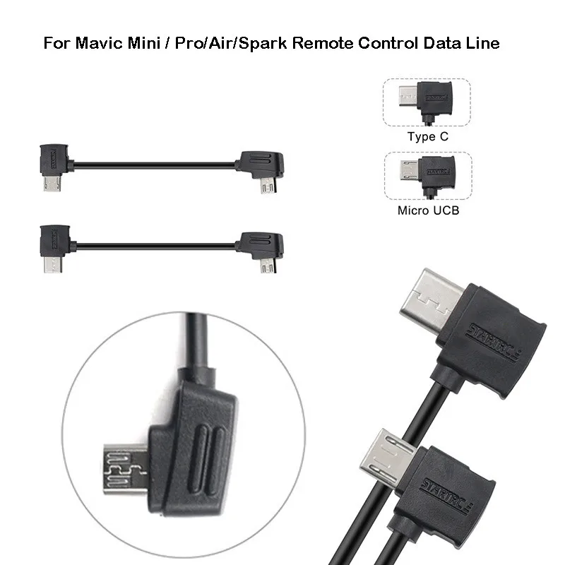 COMPUDA Za DJI MAVIC Mini Daljinski upravljalnik Kabel za Prenos Podatkov Kabel Pribor brnenje pribor in deli