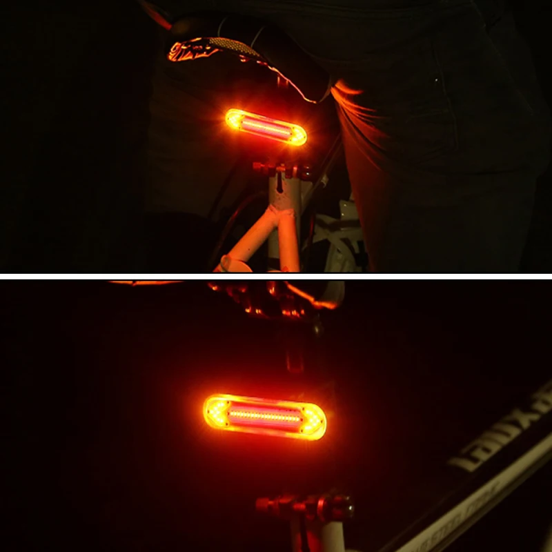 Izposoja Svetlobe USB Polnilne Rep Svetlobe Opozorilo Kolo Zadnje Luči Pametni Brezžični Daljinski Vključite Opozorilne Luči LED Luč za Kolo