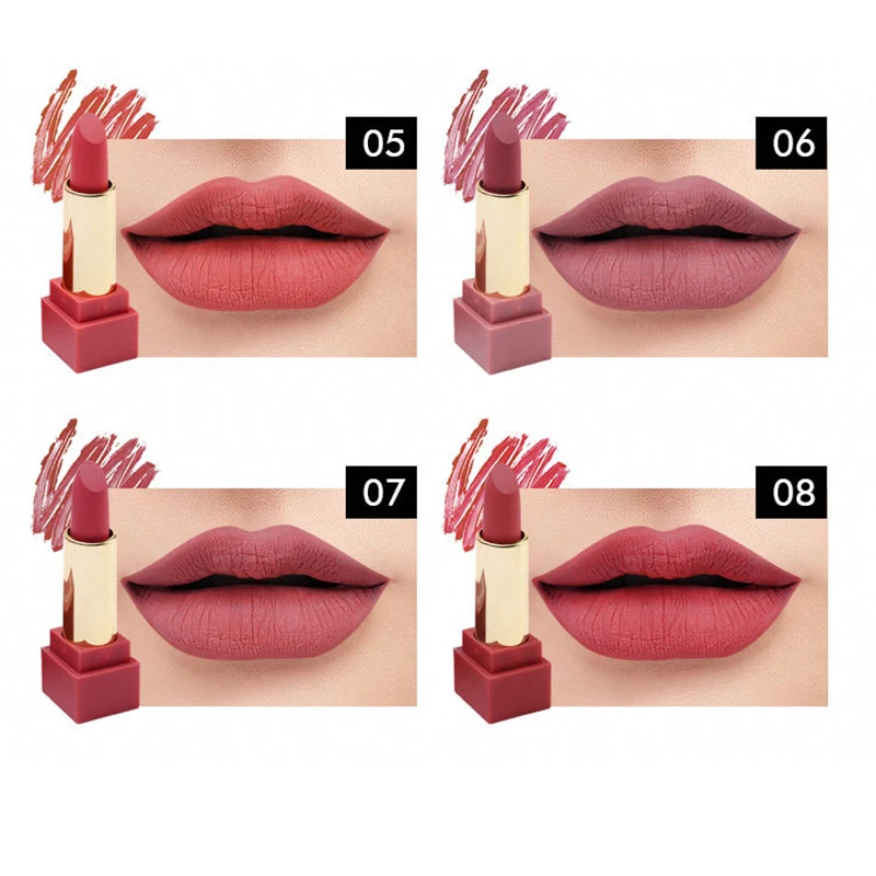 TEAYASON 12 Barvo Šminke Mat Dolgotrajno Ustnice Palico Kozmetika Za Ličenje Nepremočljiva Mat Šminke Naravne Ustnice Make up Ženske
