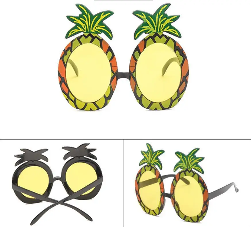MISSKY Ženske Moški sončna Očala Ananas sončna Očala Havaji Party Sadje Očala Ples Dobave Stranka Dobave Moški Ženski