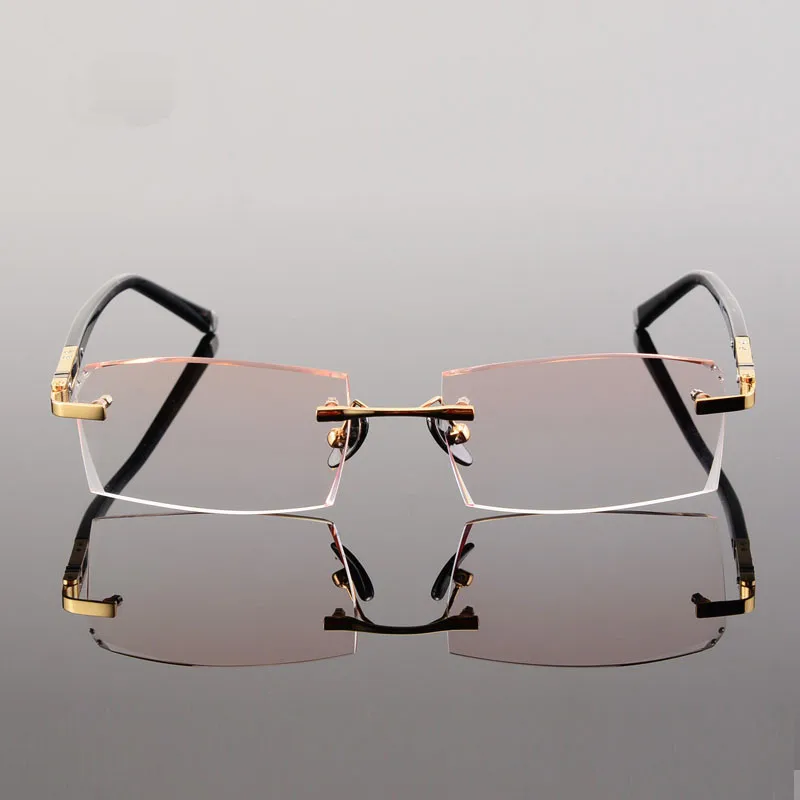 Titana očala, rimless recept očala za kratkovidnost moški modeli z kratkovidnost daljnovidnost, brezplačna dostava 68