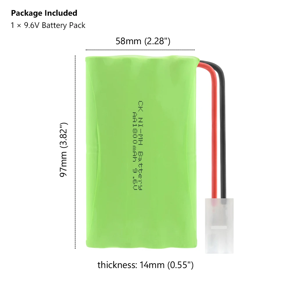 9.6 V 1800mAh 8*AA Celice Paket za ponovno Polnjenje Ni-MH Baterije Skupine Z SM-2P/L6.2 Priključite ga na priključek za Polnjenje Ni-MH AA 9.6 V Baterijo Skupine