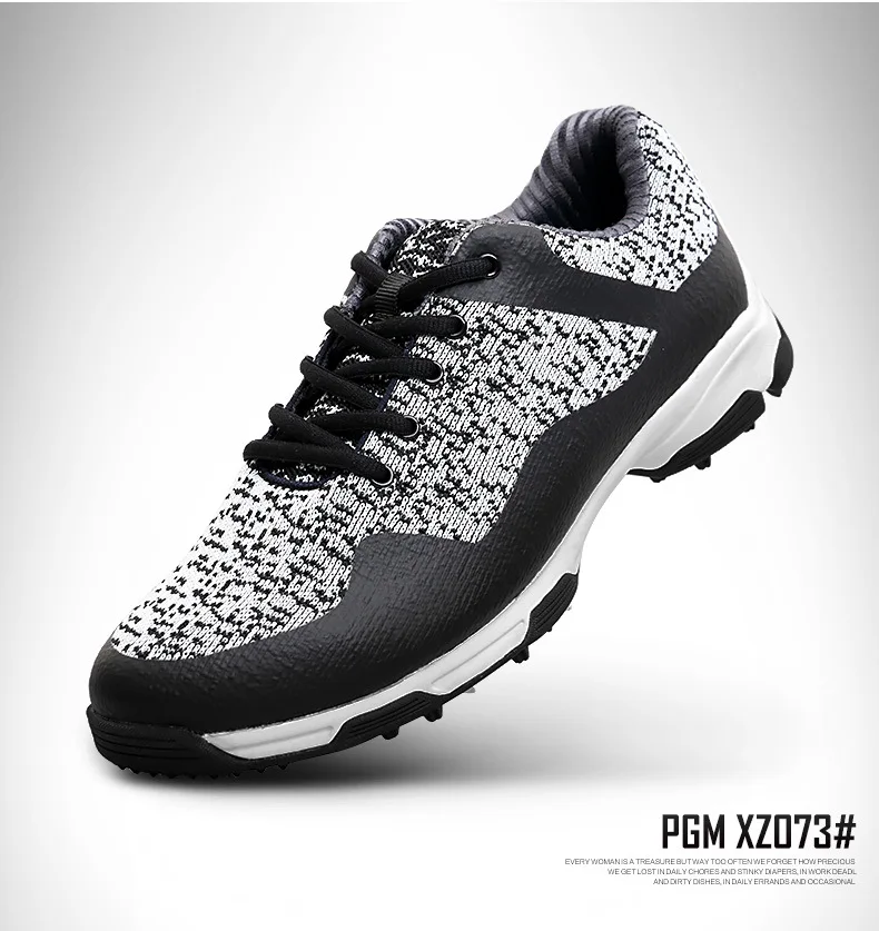 2018 Nove PGM Golf Čevlji za Moške Poletne Nepremočljiva Dihanje Superge Anti-skid Tkane tkanine Dvojno Patent čevlji za moške Plus velikost