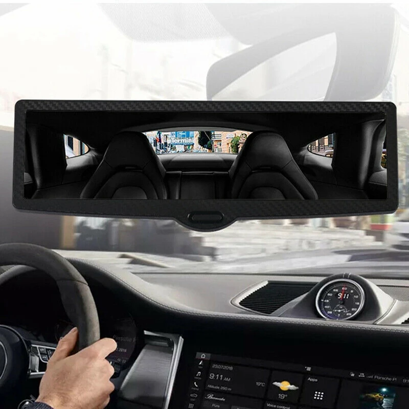 Avto Velike Področju LED Rearview Mirror Vzdušje Lučka Vetrobransko steklo Branje Svetlobe