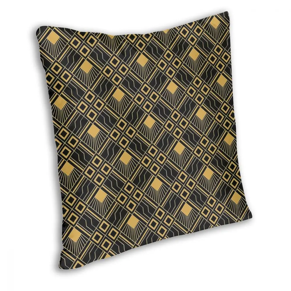 Art Deco Vzorci Kvadratnih Vzglavnik Poliester Vrgel Blazino Sodobne Geometrijske Grafika 45*45 cm Pillowcover Doma Dekor