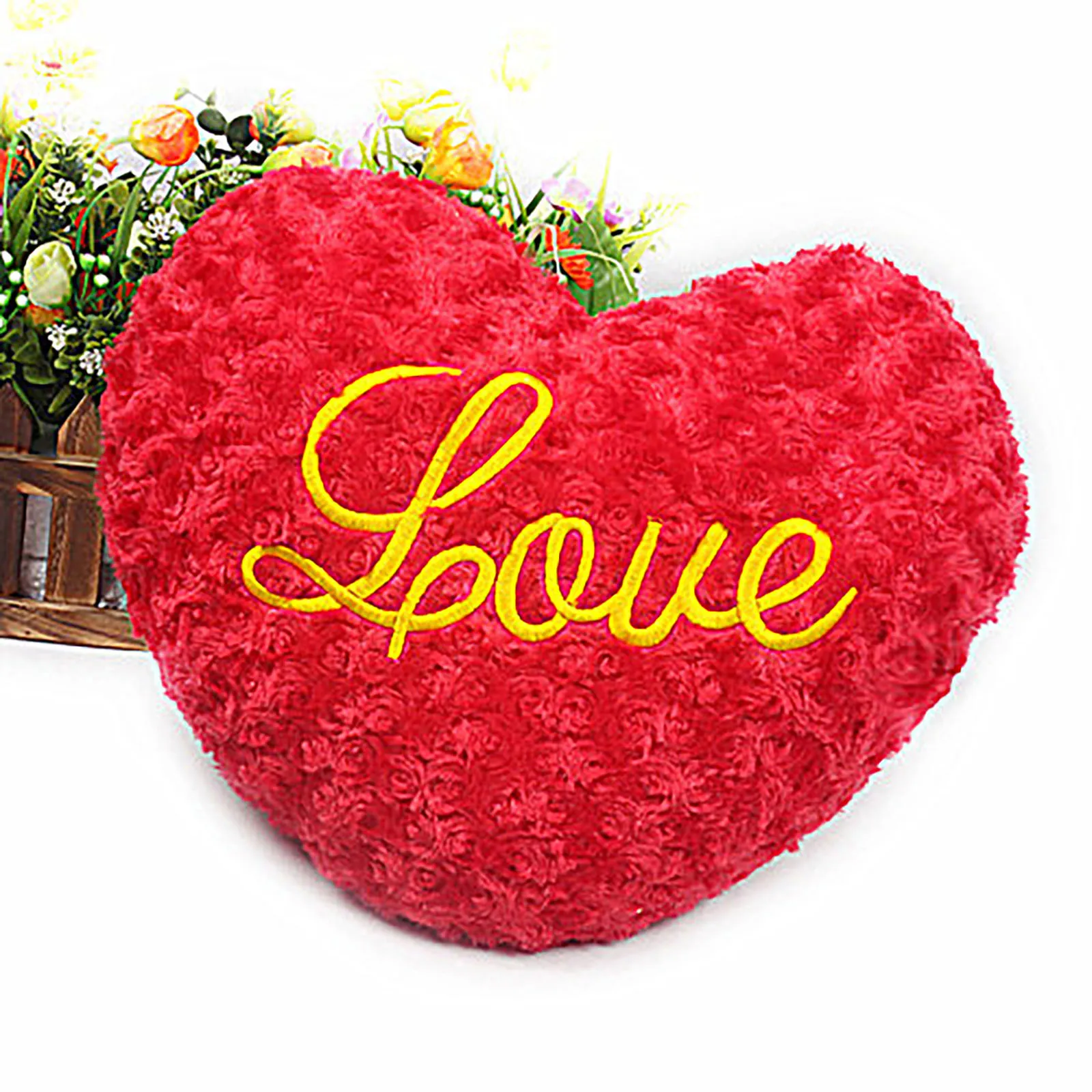 V obliki srca Klasično Rdeče/Roza Srce Blazine Ljubezen Blazino Plišastih Nekaj Blazine Blazino Ljubezen Model Plišastih Blazine Stranka dekoracijo