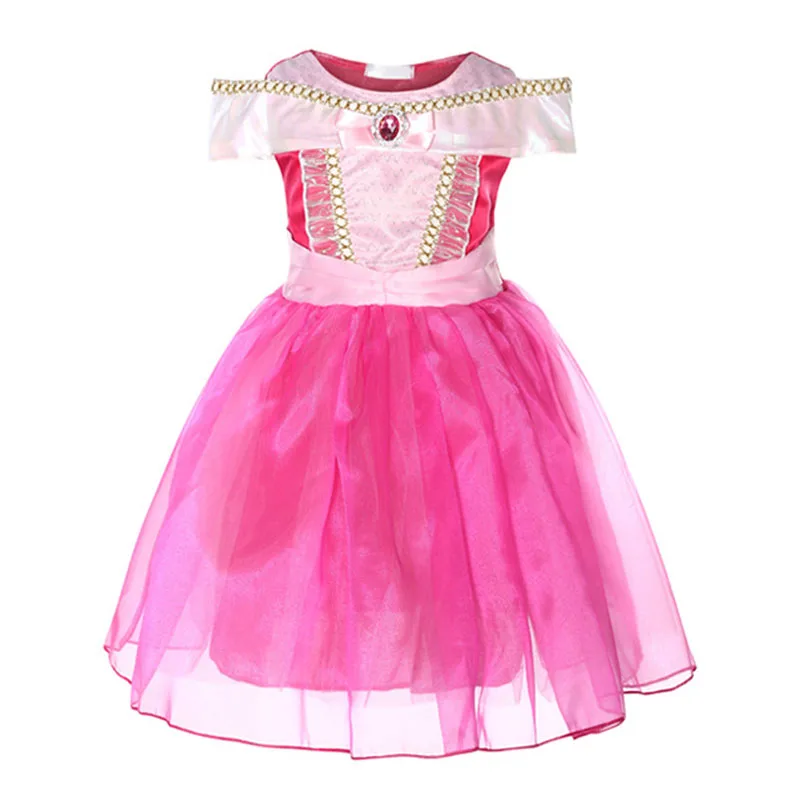 Baby Dekleta oblačenja Princesa Aurora Obleke Kostum za Dekleta Pravljice Cosply Uspešnosti oblačila, otroci, oblačila Baby dekleta Tutu A