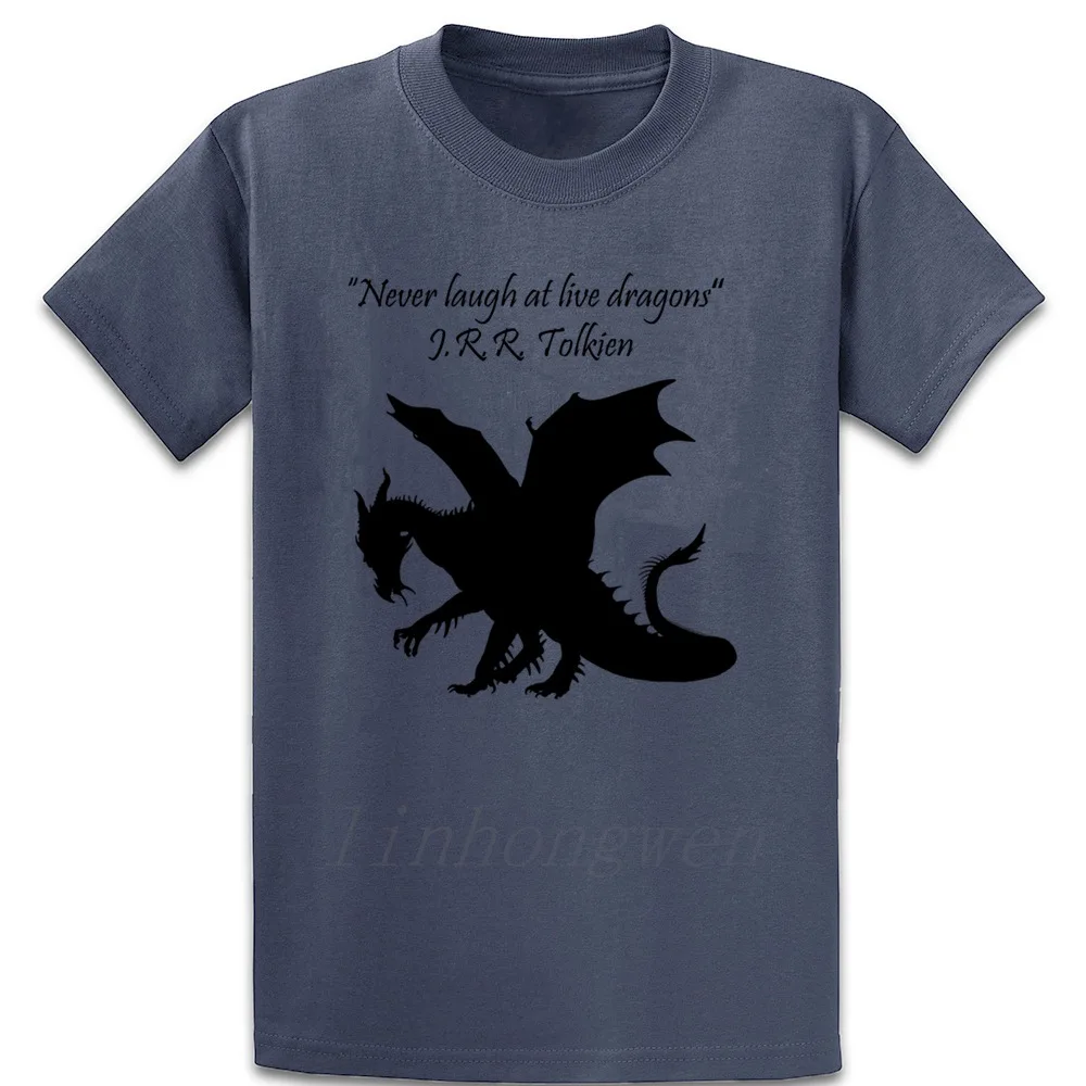 Nikoli se ne Smej Živijo Zmaji Jrr Tolkien T Shirt Osnovne Pomlad Jesen Noro Tee Shirt Ulične Euro Velikost S-5xl Oblikovalec Formalno