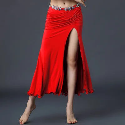 Ženske Ples Trebuh Kostum Lady Bellydancing Krilo 2-plast Očesa Krilo Seksi Uspešnosti Dancewear（Št pasu verige)