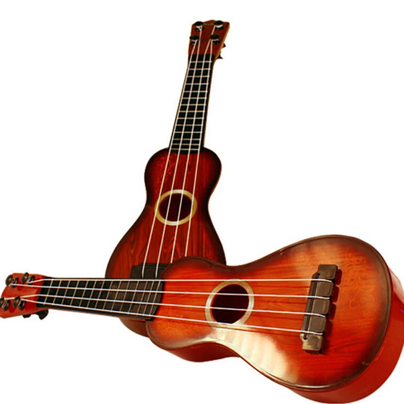Plastični Ukulele Hawaiian Instrument String Kitare za Začetnike, Darila Kitara Igrača 35*9*3 cm, Naključno Barvo