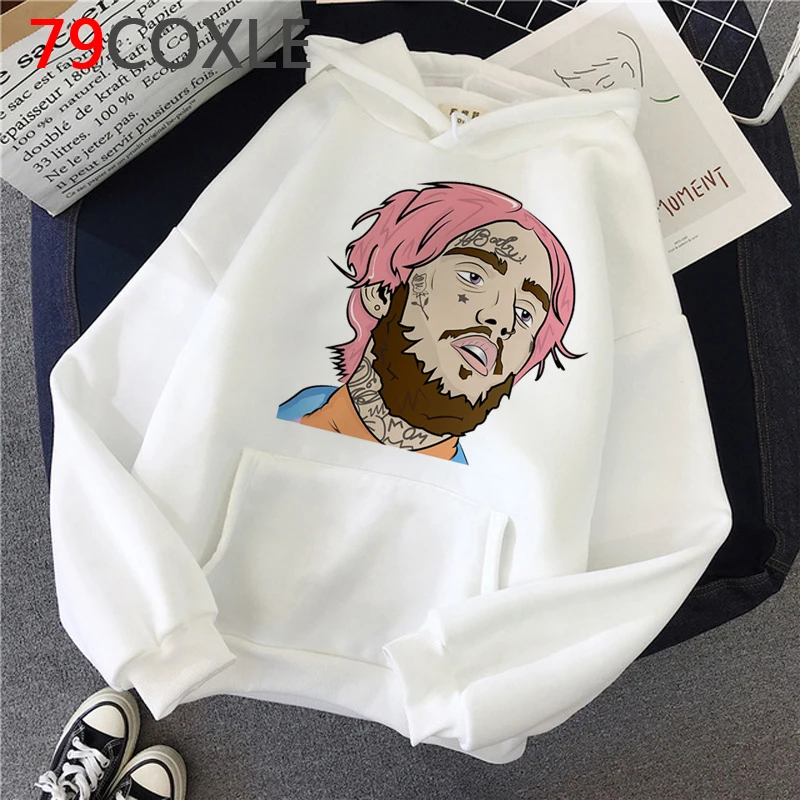 Lil peep hoodies moški Ulzzang grafični anime natisnjeni moška oblačila hoddies y2k estetske ulične