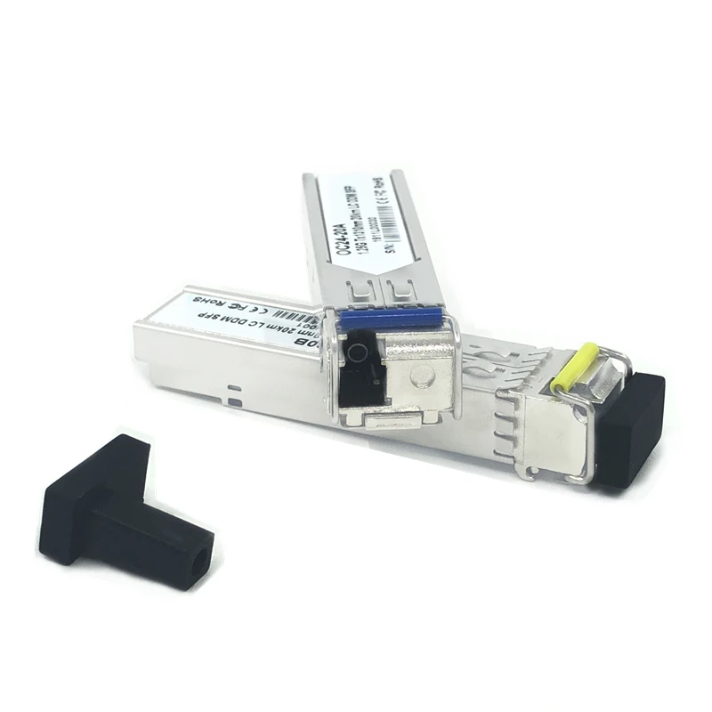 SFP LC svjetlovodni modul 1.25 G LC 20KM 1310/1550nm združljivost Eno Vlaken SFP Optični Modul je združljiv s Cisco Mikrotik